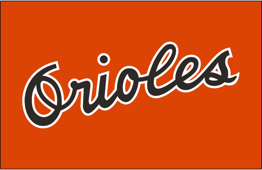 Baltimore Orioles 1971-1972 Jersey Logo fabric transfer